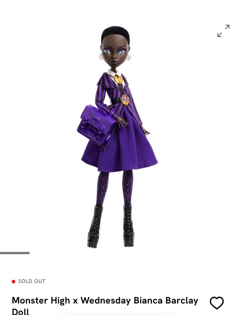 Monster High x Wednesday Bianca Barclay